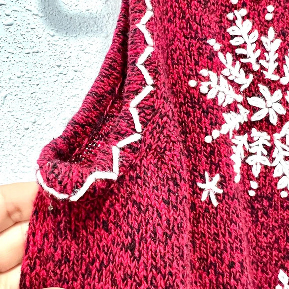 Mercer Street Studio Pink and Black Knit Sweater M - Picture 6 of 10